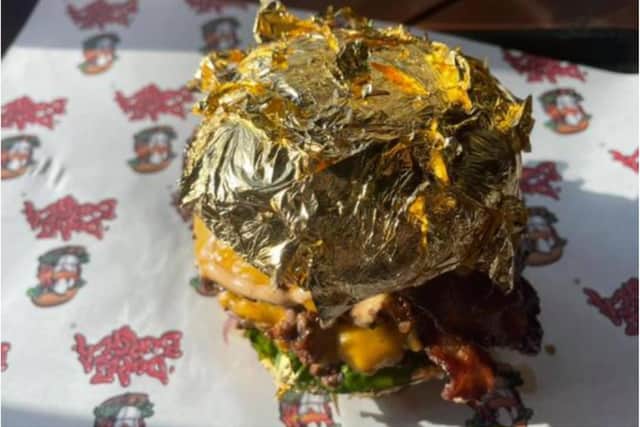It's not clear if Dope Burger's £100 gold burger will be on sale in Doncaster. (Photo: Dope Burger).
