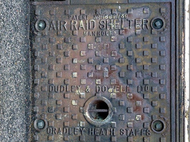 The air raid shelter cover at Eye Witness Works on the corner of Milton Street and Headford Street
