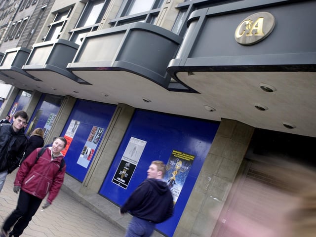 THE OLD C&A DEPARTMENT STORE ON PRINCES STREET WHICH WAS CLOSED IN 2001