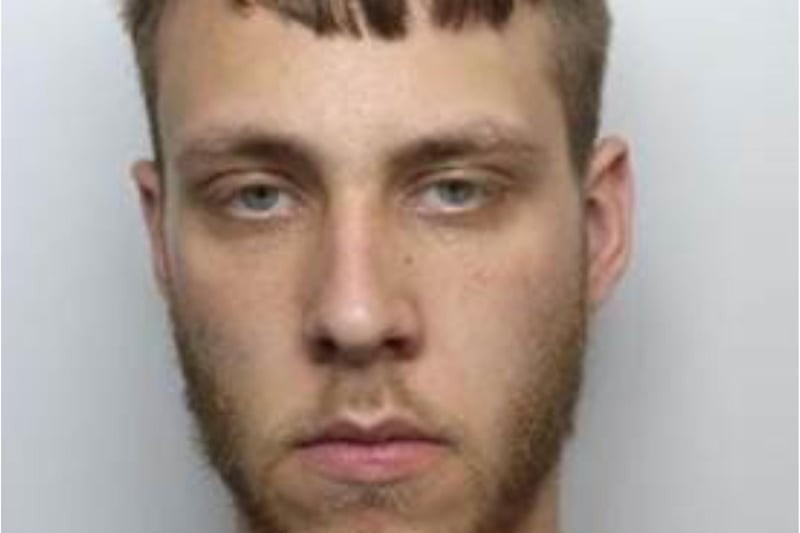 Officers in Rotherham want to trace Thomas Atkinson.
The 24-year-old is wanted in connection with burglary, harassment, and two incidents in which members of the public were threatened with a knife.
 The offences are reported to have happened between December 2020 and January 2021.
Atkinson is known to have links to the Kimberworth area and is thought to be actively evading police.
He is white and often has a beard and facial hair.