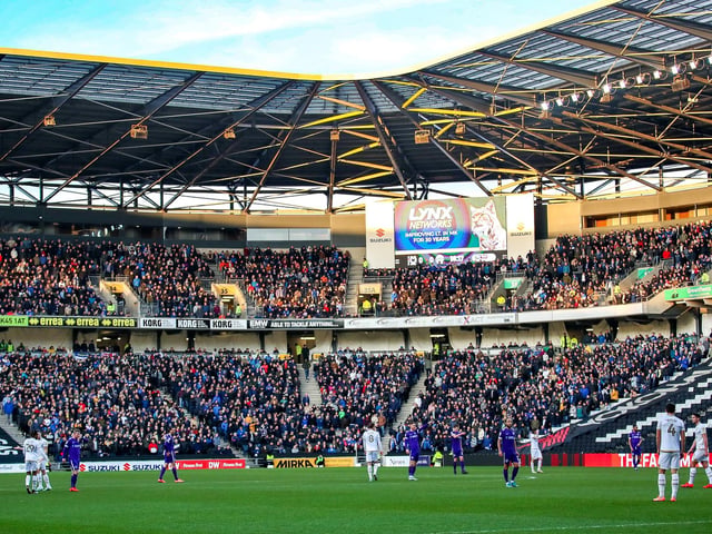 What an unbelievable show of force for the trip to Stadium MK on Decmeber 29. Pompey's biggest away attendance of the season with 5,083 fans making the trip. But it was the 7,705 supporters who enjoyed victory.