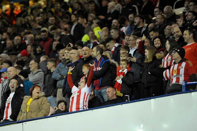 Sunderland supporters once again travelled in big numbers for the trip to Sheffield Wednesday. Picture by FRANK REID