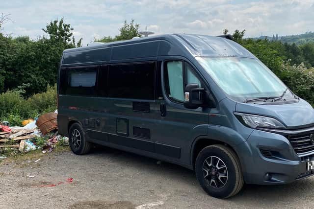 This stolen motorhome has turned up – in allotments in Sheffield.