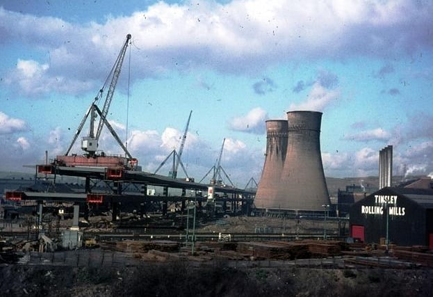 Construction of the MI Tinsley Viaduct, c. 1965