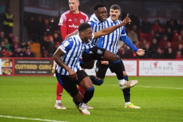Sheffield Wednesday defender Chey Dunkley scored his second goal of the season at Accrington Stanley.