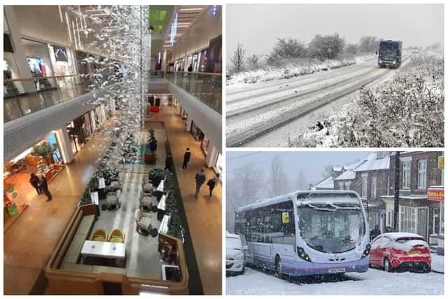 There has been some criticism at Meadowhall opening and expecting workers to make it to work despite the heavy snow yesterday
