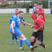 Armthorpe Welfare and Rossington Main drew 1-1 on Boxing Day in the Doncaster derby. Photo: Steve Pennock