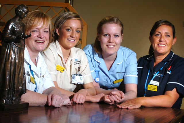 These nurses at Sunderland Royal Hospital were pictured with a statue of Florence Nightingale as they marked the anniversary of her birth. Do you recognise any of the team in this 2010 photograph?