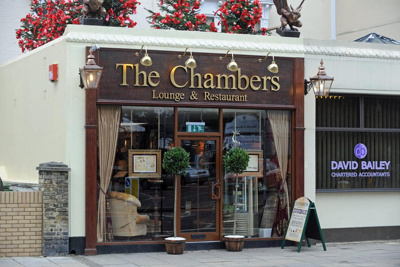 The Chambers, on Landport Terrace, serves an array of dishes from French, European and local cuisine. This Southsea venue has a rating of 4.5 out of five with 1,395 reviews on Tripadvisor.