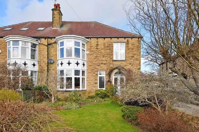 Described as stunning, this house has five bedrooms and is packed with period features.