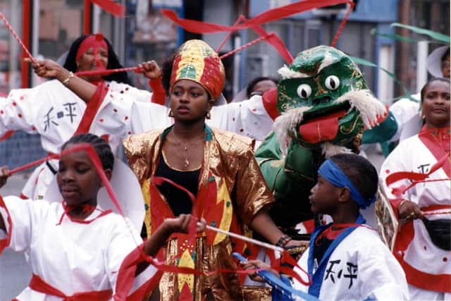 African Caribbean Carnival in September, 1993.