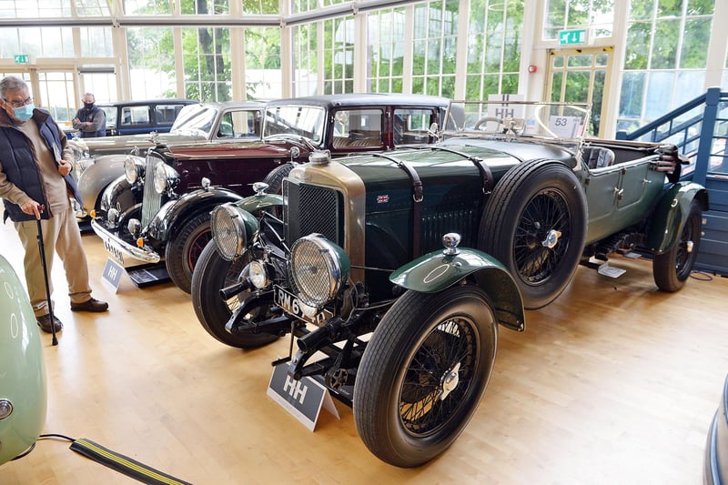 The H&H classic car auction at Buxton's Pavilion Gardens.