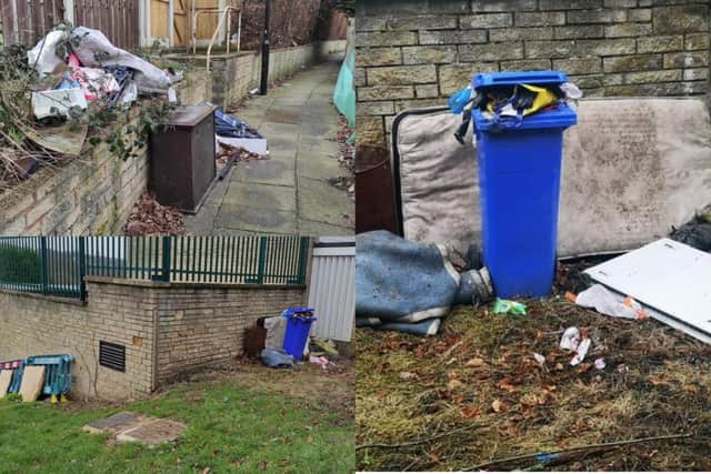 A councillor warned fly tipping was on the rise again in Gleadless Valley after he reported nine incidents within just a few hundred metres of each other.