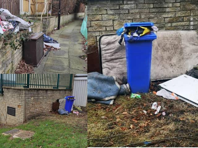 A councillor warned fly tipping was on the rise again in Gleadless Valley after he reported nine incidents within just a few hundred metres of each other.