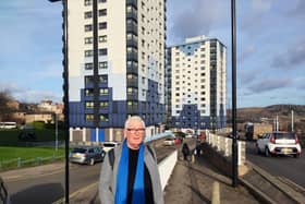 Former councillor Peter MacLoughlin says that Sheffield Council needs to improve security systems at high-rise blocks to stop rough sleepers getting inside. Picture: LDRS