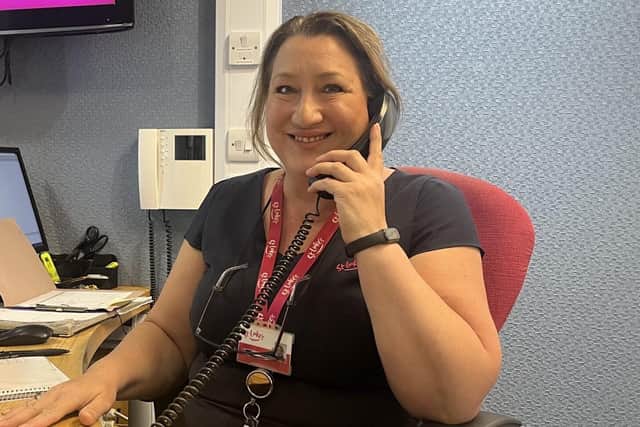 Catrina Bonnington is the St Luke's reception coordinator