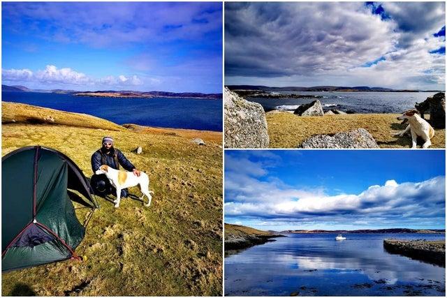 In April, Chris Lewis, former British Paratrooper caught our attention with these iconic pictures of him and his dog, Jet, isolating on the small, uninhabited Shetland island, Hildasay, after becoming stranded there since lockdown.
