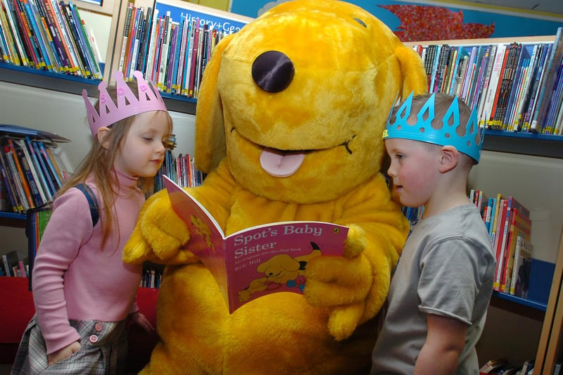 Spot The Dog was the special guest at South Shields Central Library for this reading session on World Book Day in 2010.