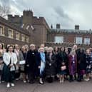 Clare and Gemma were joined for the royal afternoon tea by 27 nurses of varying service