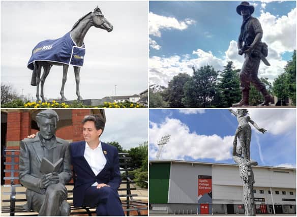 Doncaster has a handful of statues.