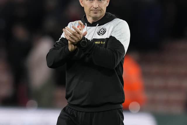 Sheffield United manager Paul Heckingbottom: Andrew Yates / Sportimage