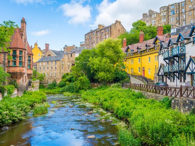 Get away from the hustle and bustle of the city centre and take a stroll by the Water of Leith by visiting the picturesque Dean Village.