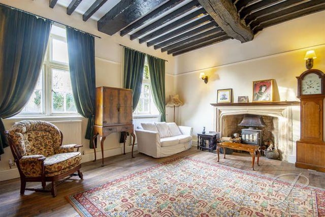 This extravagant Grade II listed home dates back to the 15th century.