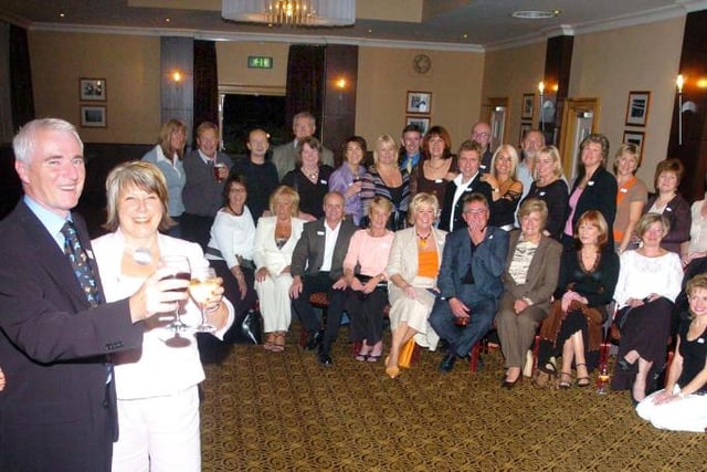 A reunion of Doncaster hairdressers was held in the Crown Hotel in Bawtry in 2005.