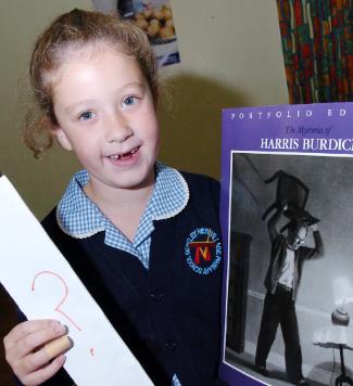 Six year old Charlotte Bateman from Bentley learning about philosophy in September 2007.