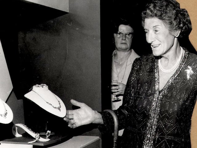 Mrs Denis Brown of H.L. Brown Jewellers, Sheffield