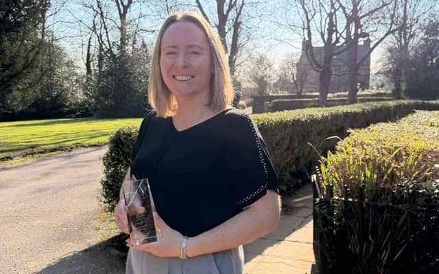 SDLS Partner of the Year award for Sheffiel'd MD Law’s Kelly Wharin