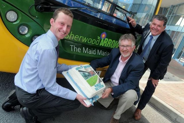 Worksop Bus Station celebrated its first birthday with cake in 2016