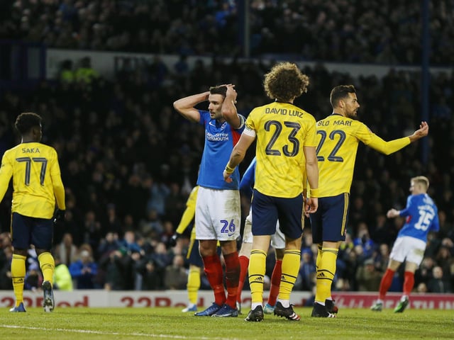 Pompey fell to a 2-0 loss against Premier League heavyweights Arsenal. Gunners boss Mikel Arteta would subsequently test positive for coronavirus, which proved the spark for the Football League to shut down.