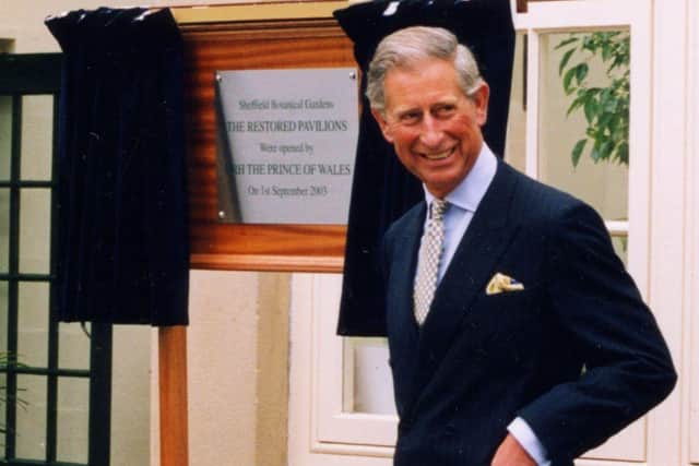 HRH Prince Charles re-opened the pavilions in 2003 - H Kohler