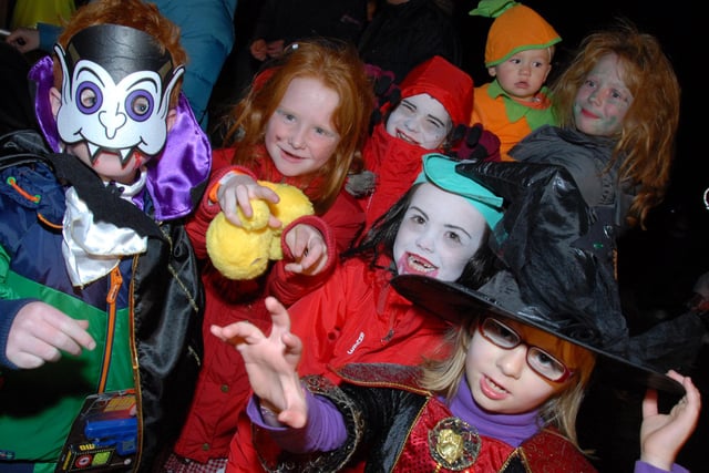 Berry Hill Park Trustees' Halloween fireworks display in Berry Hill Park a decade ago. 
Children from the Ashton, Littles and Jenkinson families enjoyed the fun