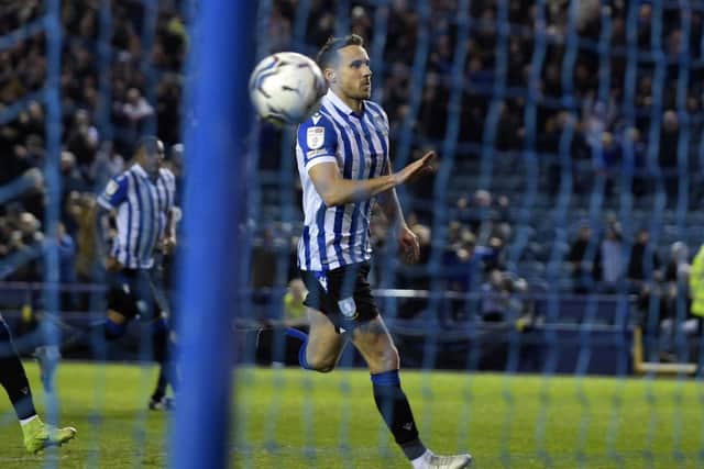 Lee Gregory was taken off after scoring for Sheffield Wednesday.