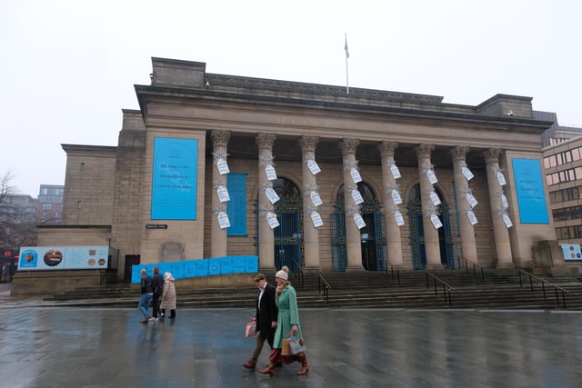 Sheffield City Hall, a famous building which has hosted some of the most famous acts in entertainment over the years.