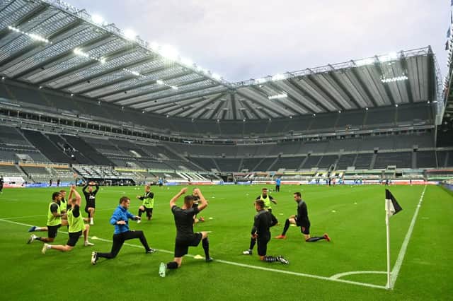 Newcastle United travel to Morecambe in the Carabao Cup tonight.
