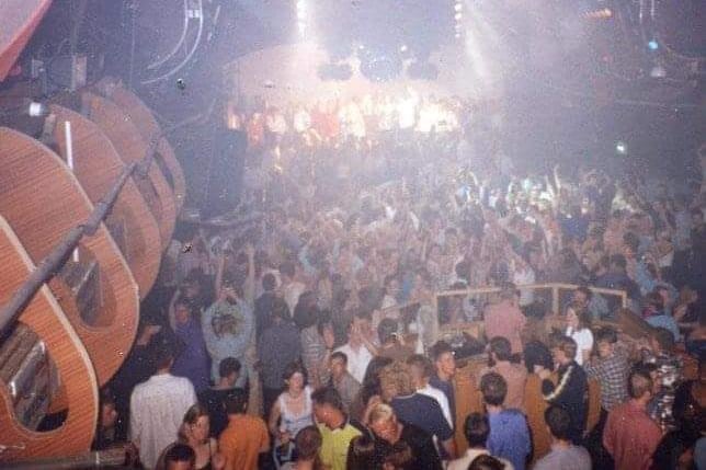 The Palais dance floor was packed every weekend with Stewart Nicholson in the DJ box - extra cool points (apparently) if you managed to get onto the stage.
