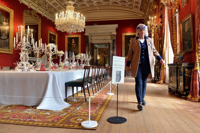 Chatsworth House reopened to visitors in July with stringent safety measures in place.