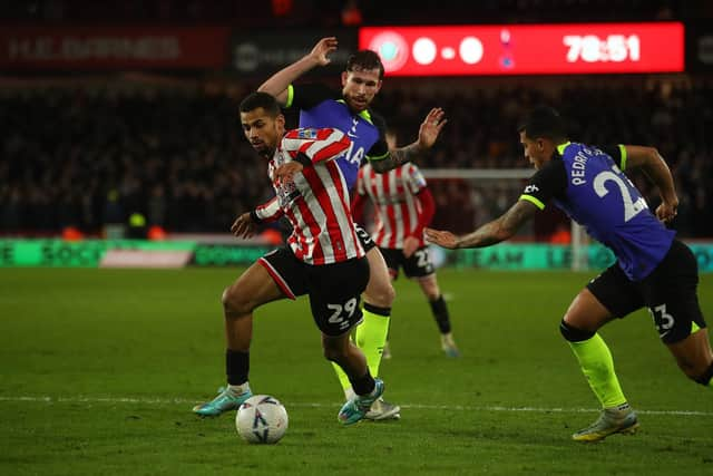 Iliman Ndiaye in action for Sheffield United in the FA Cup last season: Paul Thomas / Sportimage