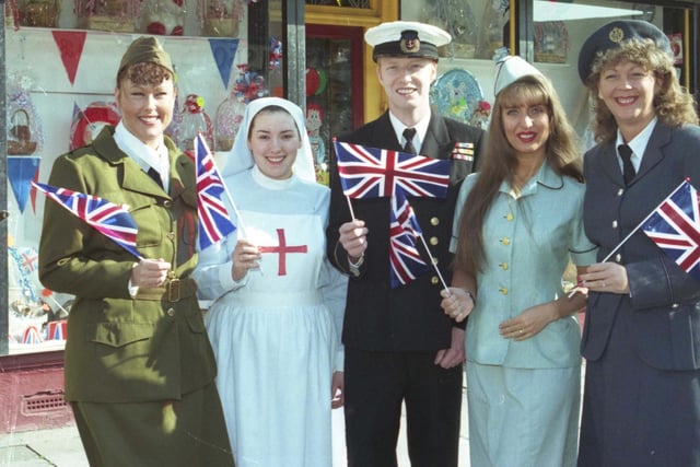 A scene from 1995 and period costumes were on show for the anniversary of VE Day. But were you in this Wearside picture?