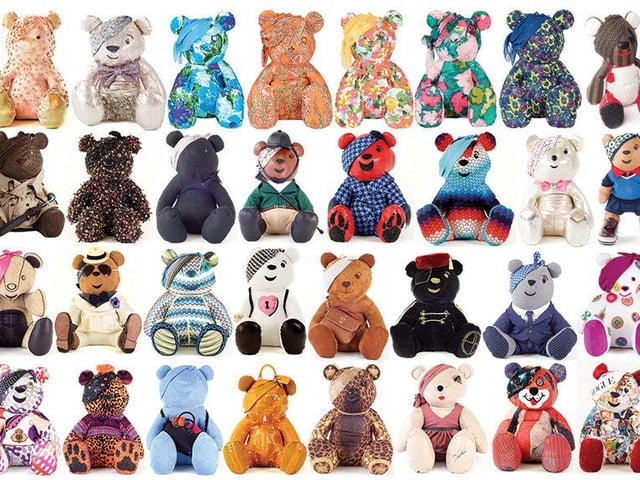 Pudsey was given a designer wardrobe in 2012, when he was given a makeover by famous designer brands, including Burberry, Victoria Beckham, Gucci and Prada (Photo: BBC Children in Need)