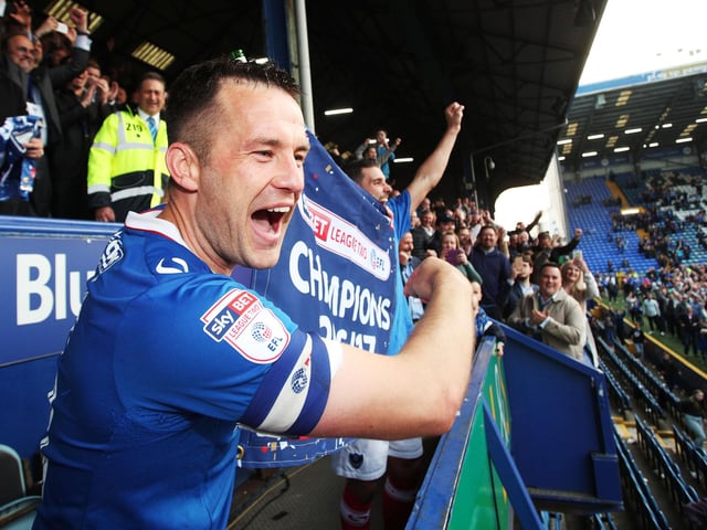 Doyle was made captain when he signed for the club and was a prominent figure in the dressing room. After leading Pompey to the League Two title, the Irishman returned to Coventry and helped them to promotion from the same division. Doyle retired earlier this year following a spell at Notts County where the 40 year old is now assistant head coach. Picture: Joe Pepler