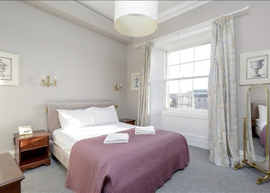 One of the ten bedrooms.