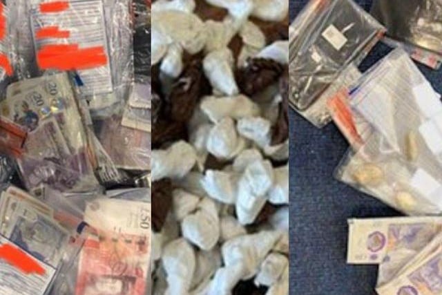 Chesterfield-based organised crime police seized more than £20k in cash, class A drugs worth more than £10k, knives, bats and an imitation firearm.
The Organised Crime Group Team arrested 35 people in targeted investigations in the Newbold and Grangewood areas of Chesterfield between April 29 and July 21.
Working on information received from members of the public the team seized five cars, cash totalling £20,440 and class A drugs worth £12,400.
They also took numerous dangerous weapons off the streets, including an imitation firearm, lock knives and baseball bats.