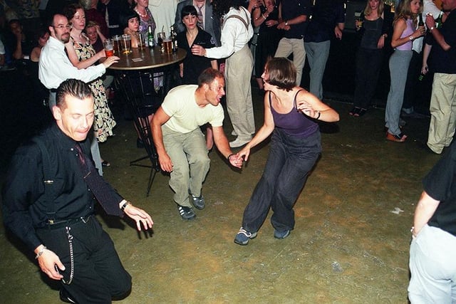 Dance floor action at the Hip Joint, new night at the Forum, Devonshire Street, July 1999