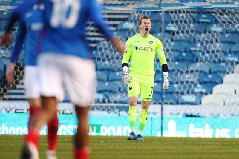 Undisputed No1 this season and will be aiming for a clean sheet against the side he left Pompey for in 2018.