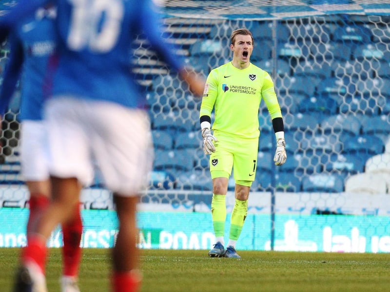 Undisputed No1 this season and will be aiming for a clean sheet against the side he left Pompey for in 2018.
