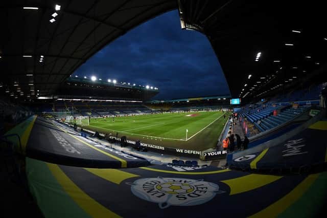 Elland Road.  (Photo by LAURENCE GRIFFITHS/POOL/AFP via Getty Images)